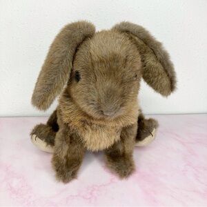 Vintage Gund brown bunny rabbit Tippett 1985‎
